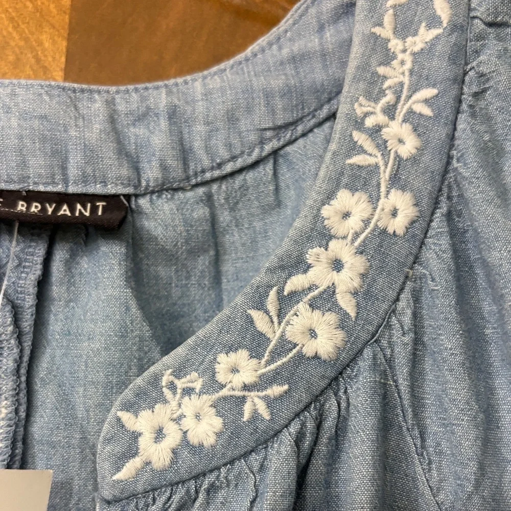 NWT Lane Bryant Light Blue Denim Mid Dress size 22 - Picture 4 of 11